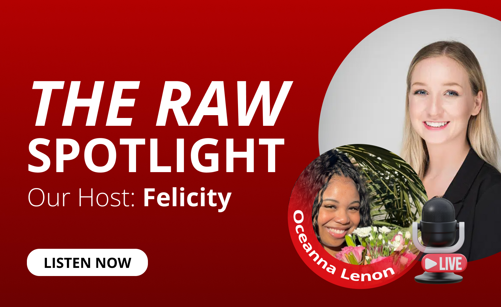 Felicity Porter and Oceanna Lenon feature for The RAW Spotlight podcast, Modern Marketer series.